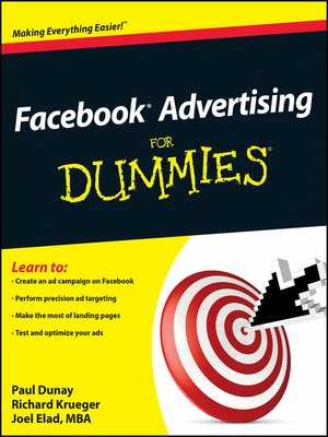 cover image of Facebook Advertising For Dummies